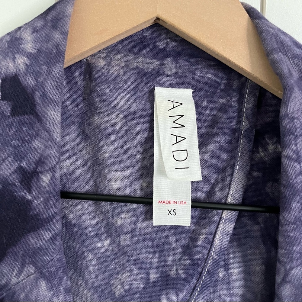Anthropologie Amadi Hilde Oversized Linen Blazer - Picture 3 of 4